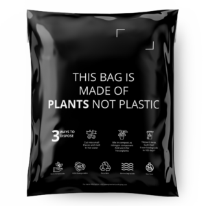 BioMail – 100% plant based and plastic free mailing bags – Black