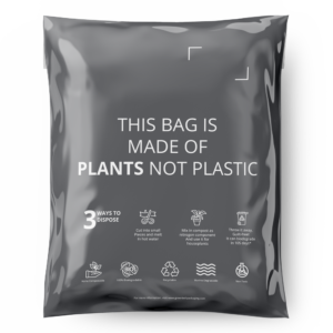 BioMail – 100% plant based and plastic free mailing bags – Grey
